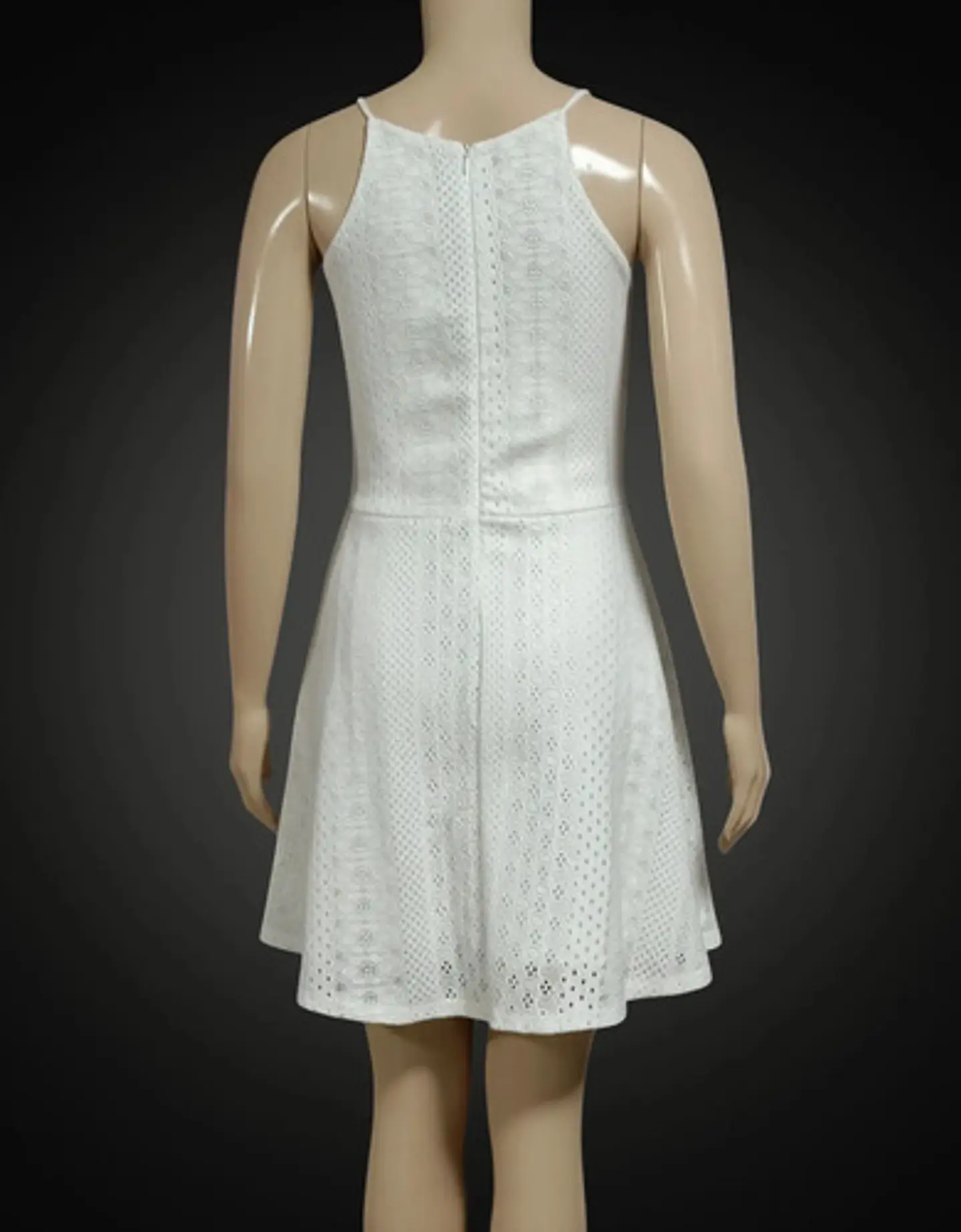 Vestido Blanco Corto Con Tirantes - Marquis Talla L 5