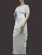 Vestido Blanco De Fiesta Importado - Tallas Grandes 2xl - Miniatura 4