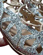Sandalias Zara Plateadas Glitter Estilo Gladiadoras Talla 38 - Miniatura 6