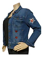 Chaqueta de Mezclilla Personalizada con Lentejuelas Diseño Betty Boop - Talla XL - Miniatura 6