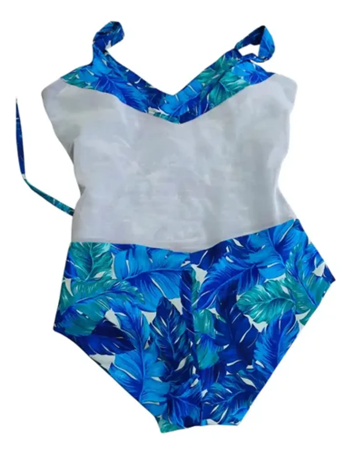Traje De Baño Reductor Modelador Con Faja + Pareo Talla Xl 4