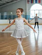 Vestido Importado Patinaje Artistico Dansco Talla 6 A 8 Años - Miniatura 1