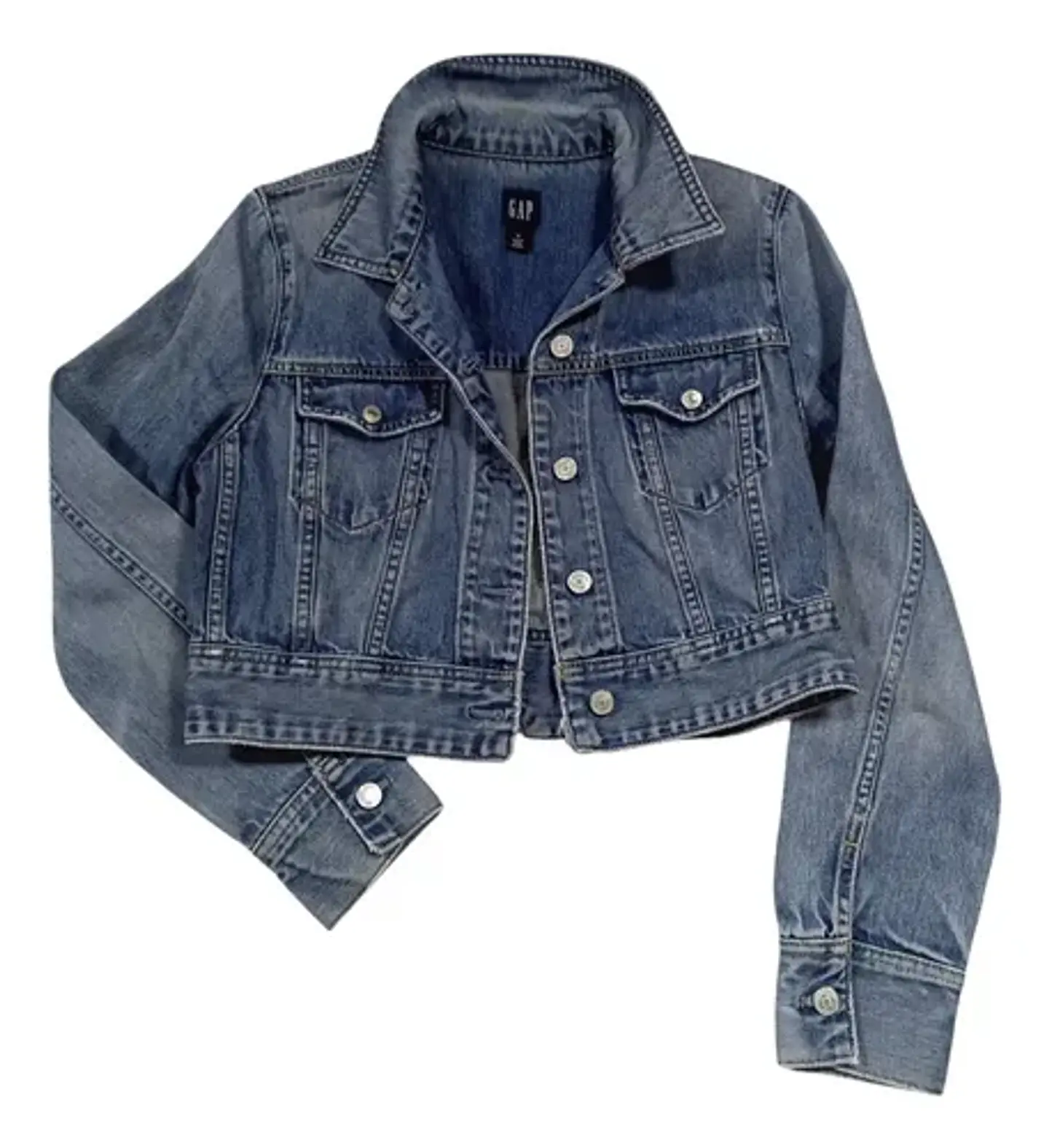 Chaqueta de Mezclilla Gap Corta Clásica - Talla M 4