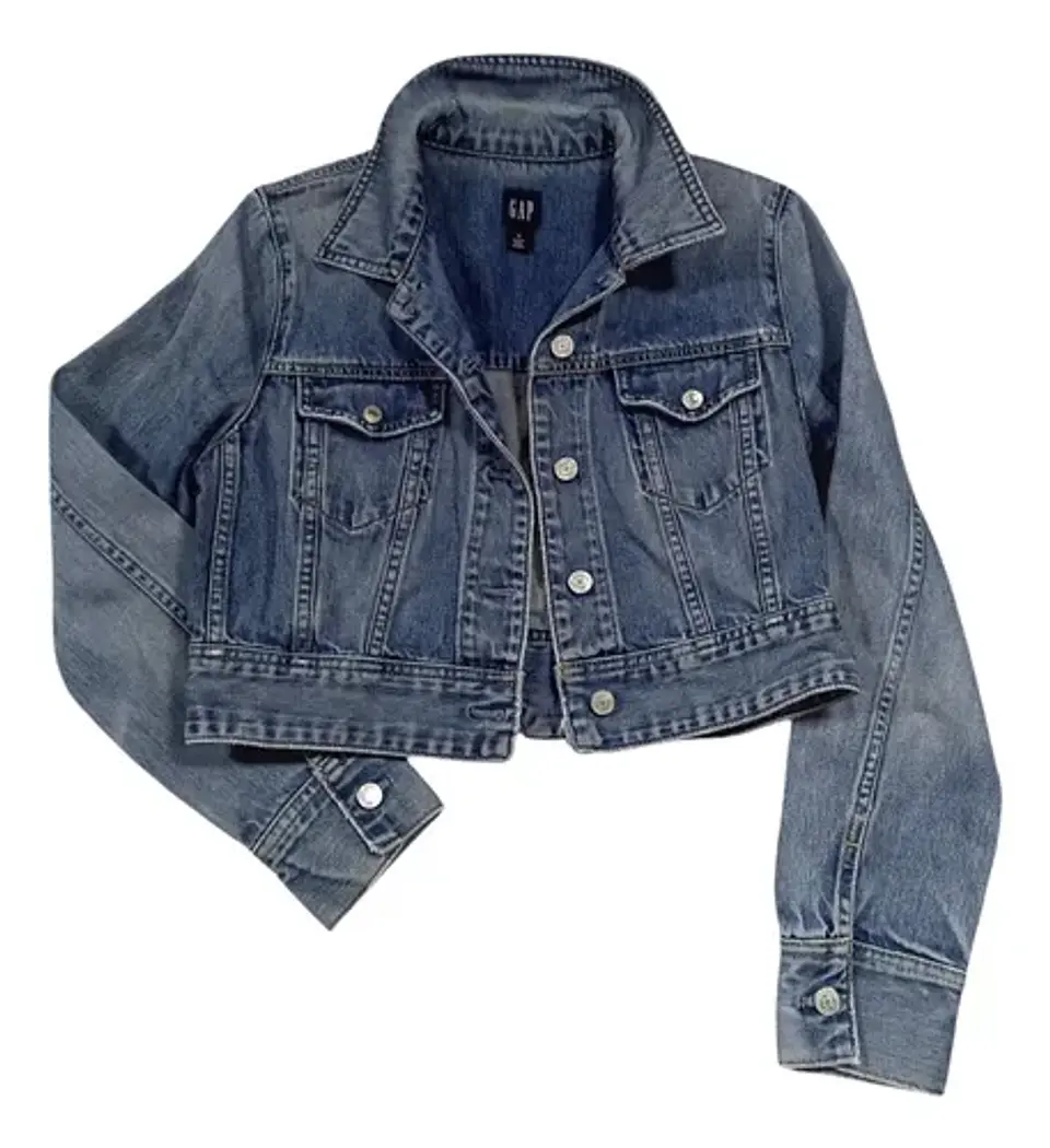 Chaqueta de Mezclilla Gap Corta Clásica - Talla M 4