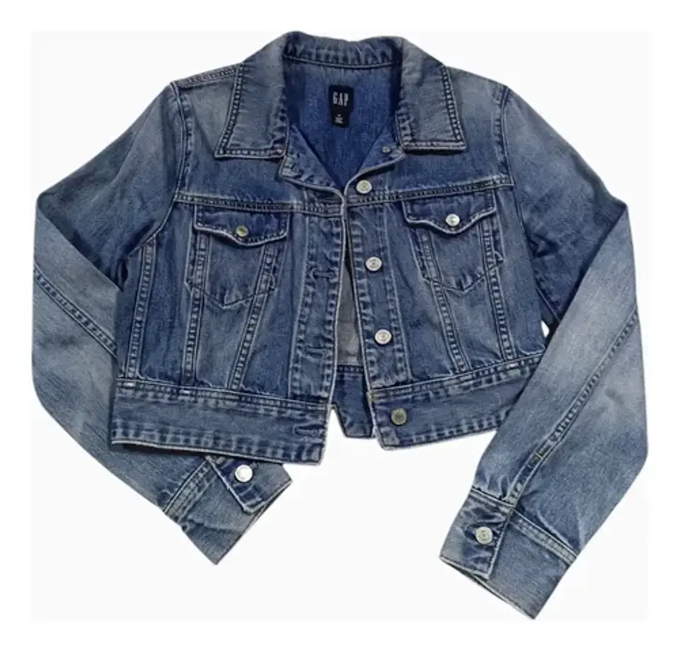Chaqueta de Mezclilla Gap Corta Clásica - Talla M 5