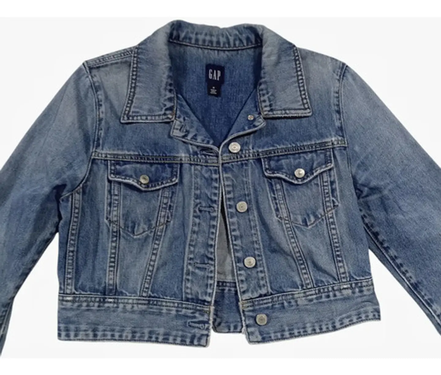 Chaqueta de Mezclilla Gap Corta Clásica - Talla M 6