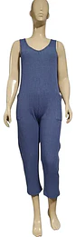 Enterito Mujer Casual Sin Mangas Largo Capri  Talla S - M - Miniatura 2