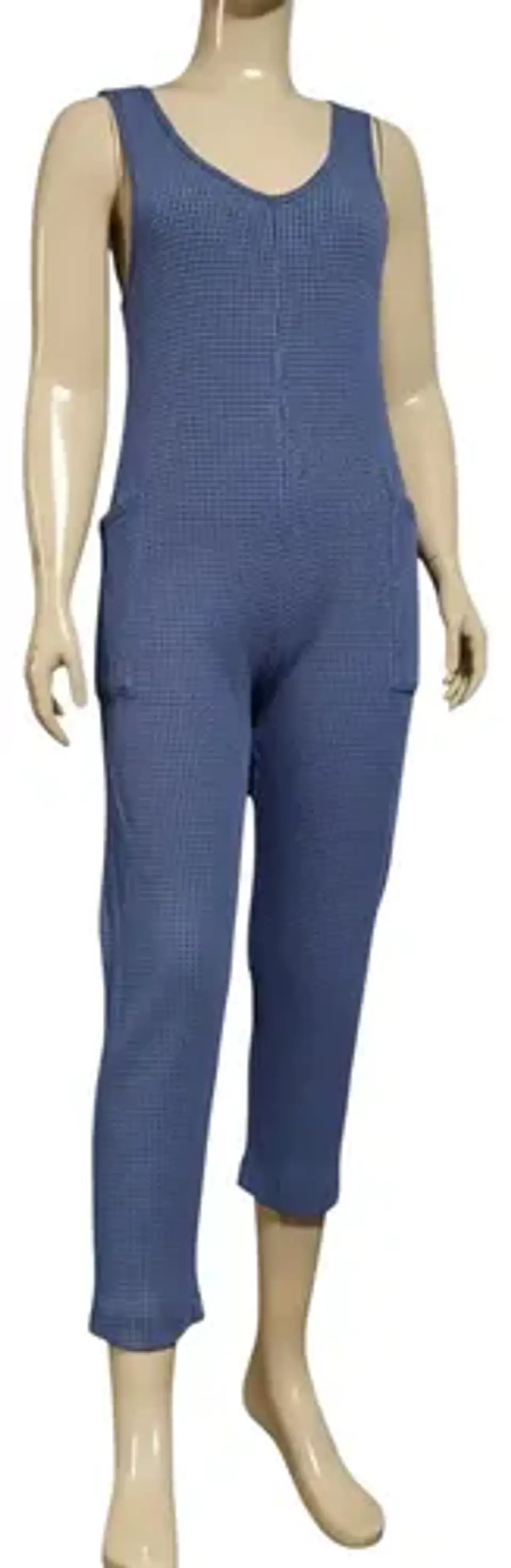 Enterito Mujer Casual Sin Mangas Largo Capri  Talla S - M 3