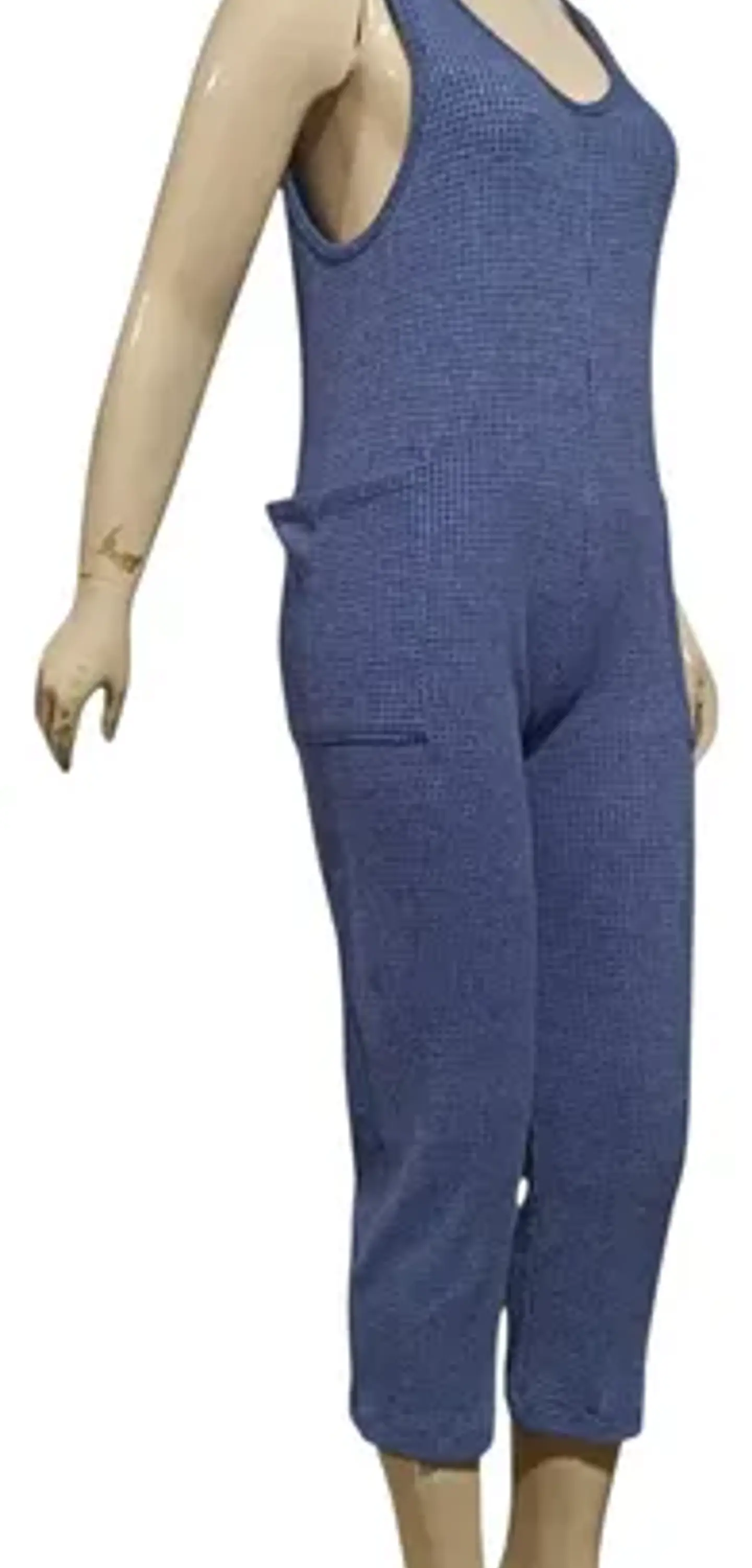 Enterito Mujer Casual Sin Mangas Largo Capri  Talla S - M 5