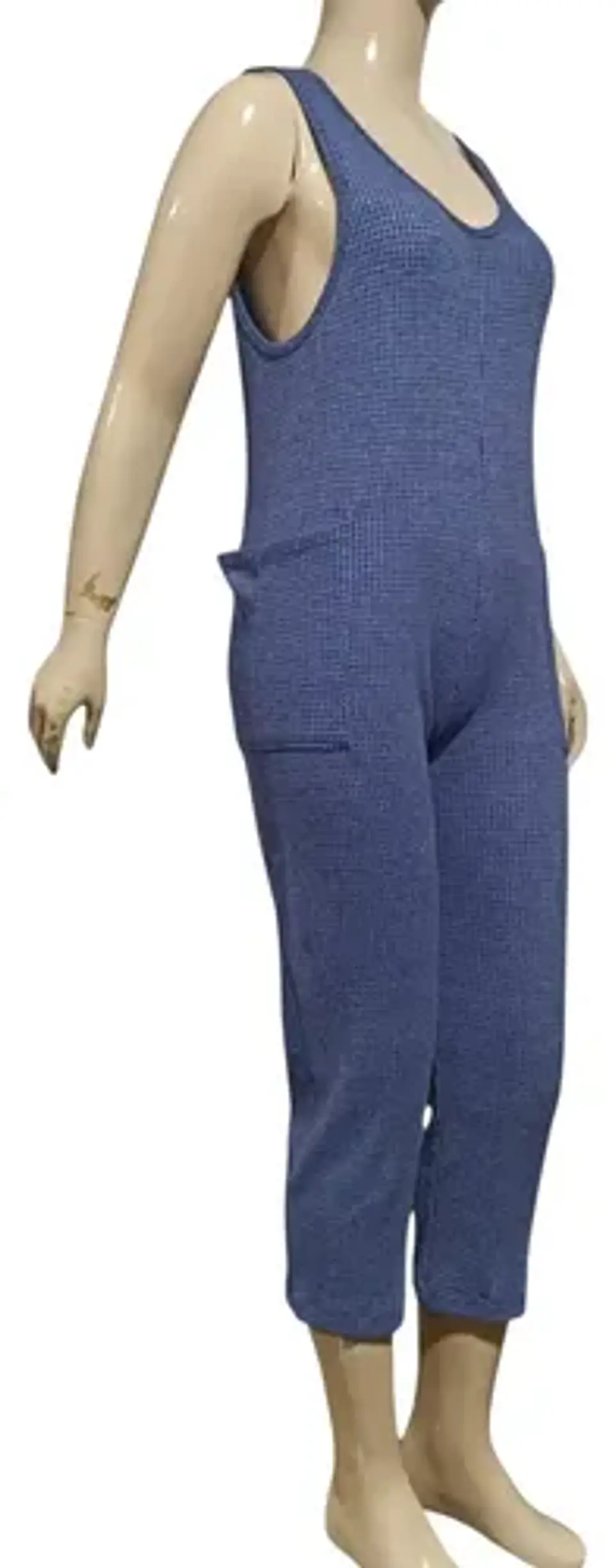 Enterito Mujer Casual Sin Mangas Largo Capri  Talla S - M 5