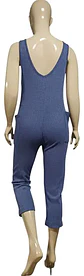 Enterito Mujer Casual Sin Mangas Largo Capri  Talla S - M - Miniatura 6