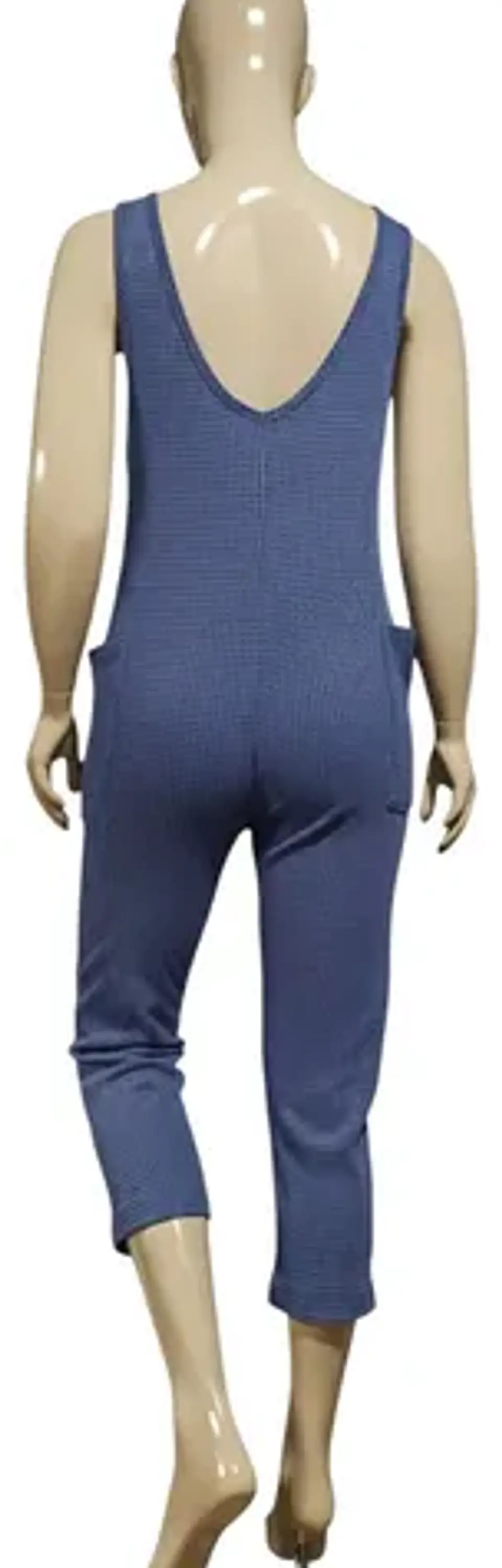 Enterito Mujer Casual Sin Mangas Largo Capri  Talla S - M 6