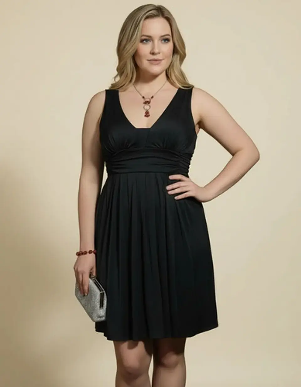 Vestido Negro Formal Fiesta Corto Sin Mangas Mango Talla L 1