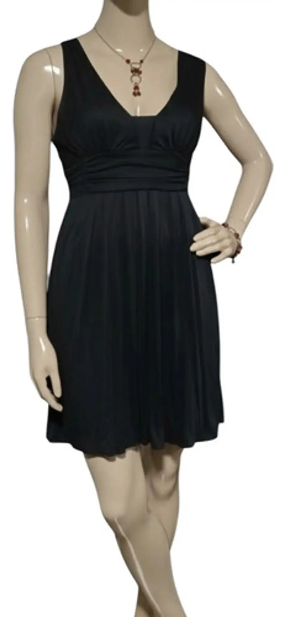 Vestido Negro Formal Fiesta Corto Sin Mangas Mango Talla L 3