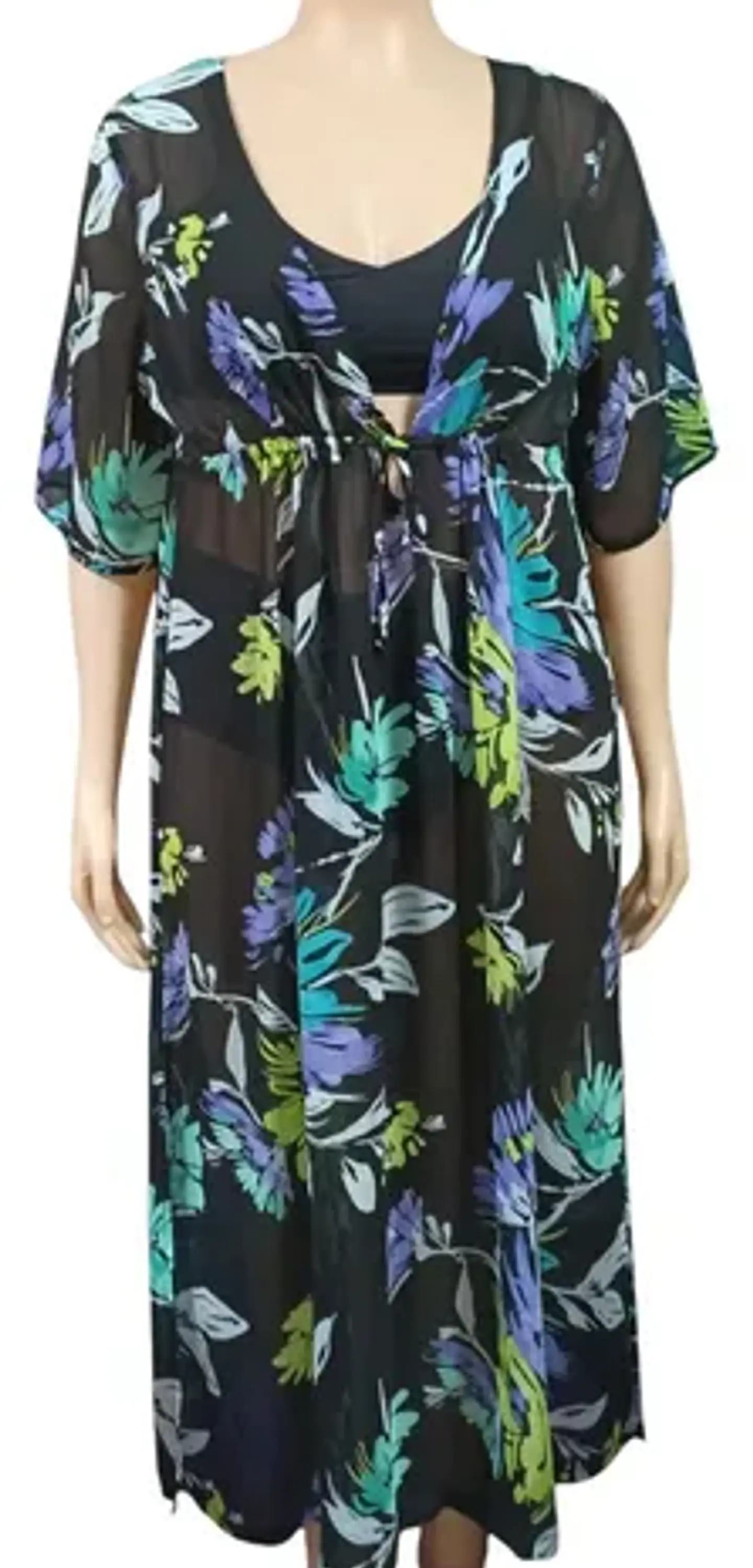 Maxi Vestido Túnica Salida De Baño - Para Mujer Talla 2xl 2