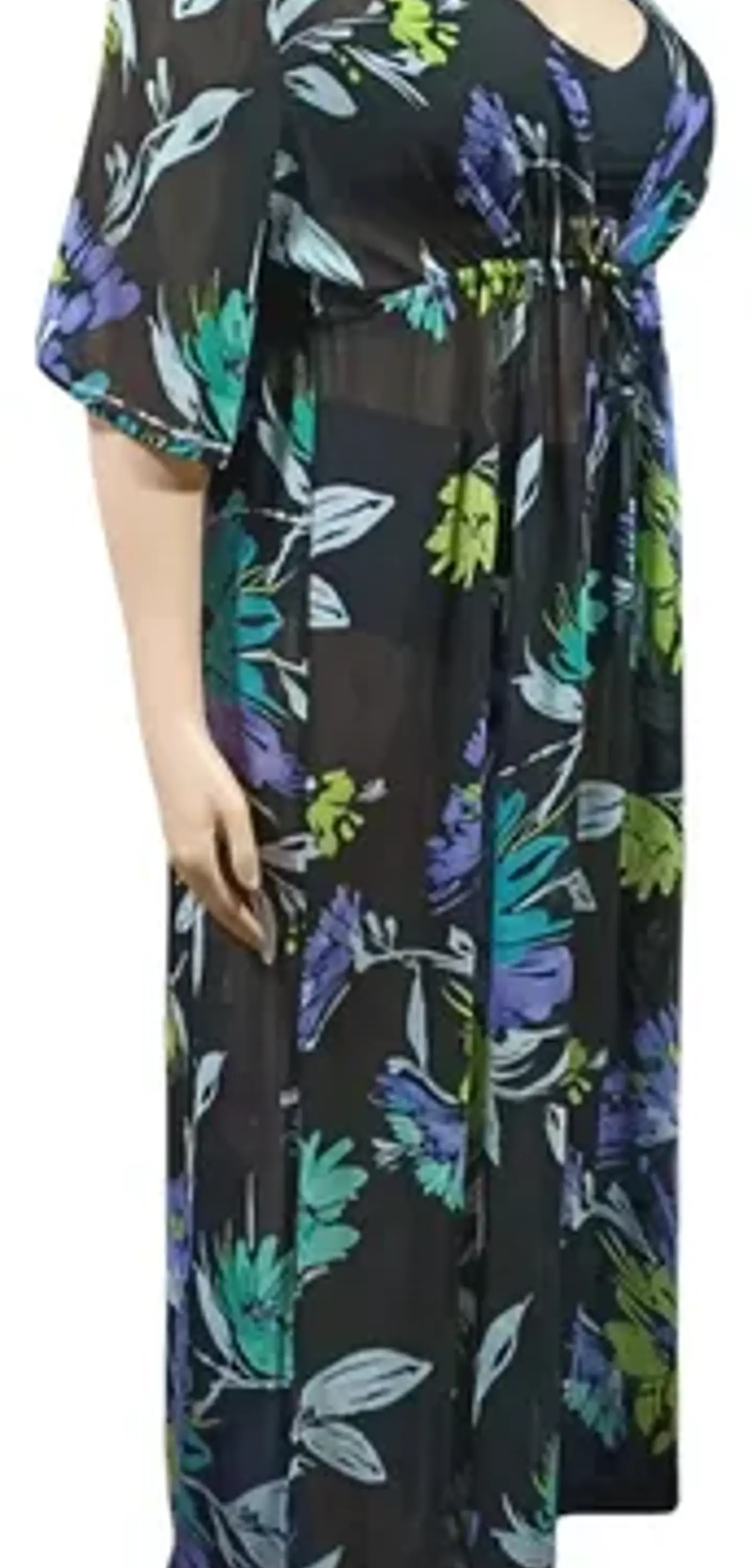 Maxi Vestido Túnica Salida De Baño - Para Mujer Talla 2xl 3