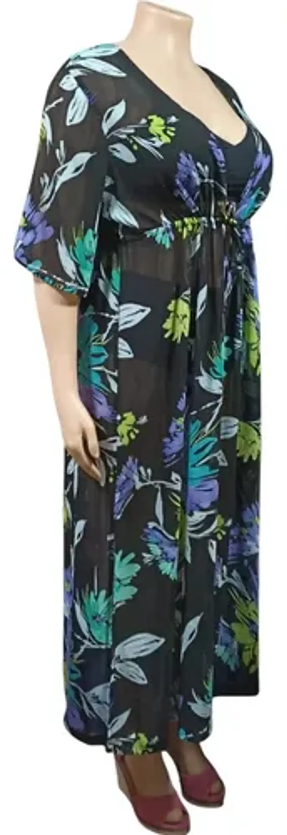 Maxi Vestido Túnica Salida De Baño - Para Mujer Talla 2xl 3