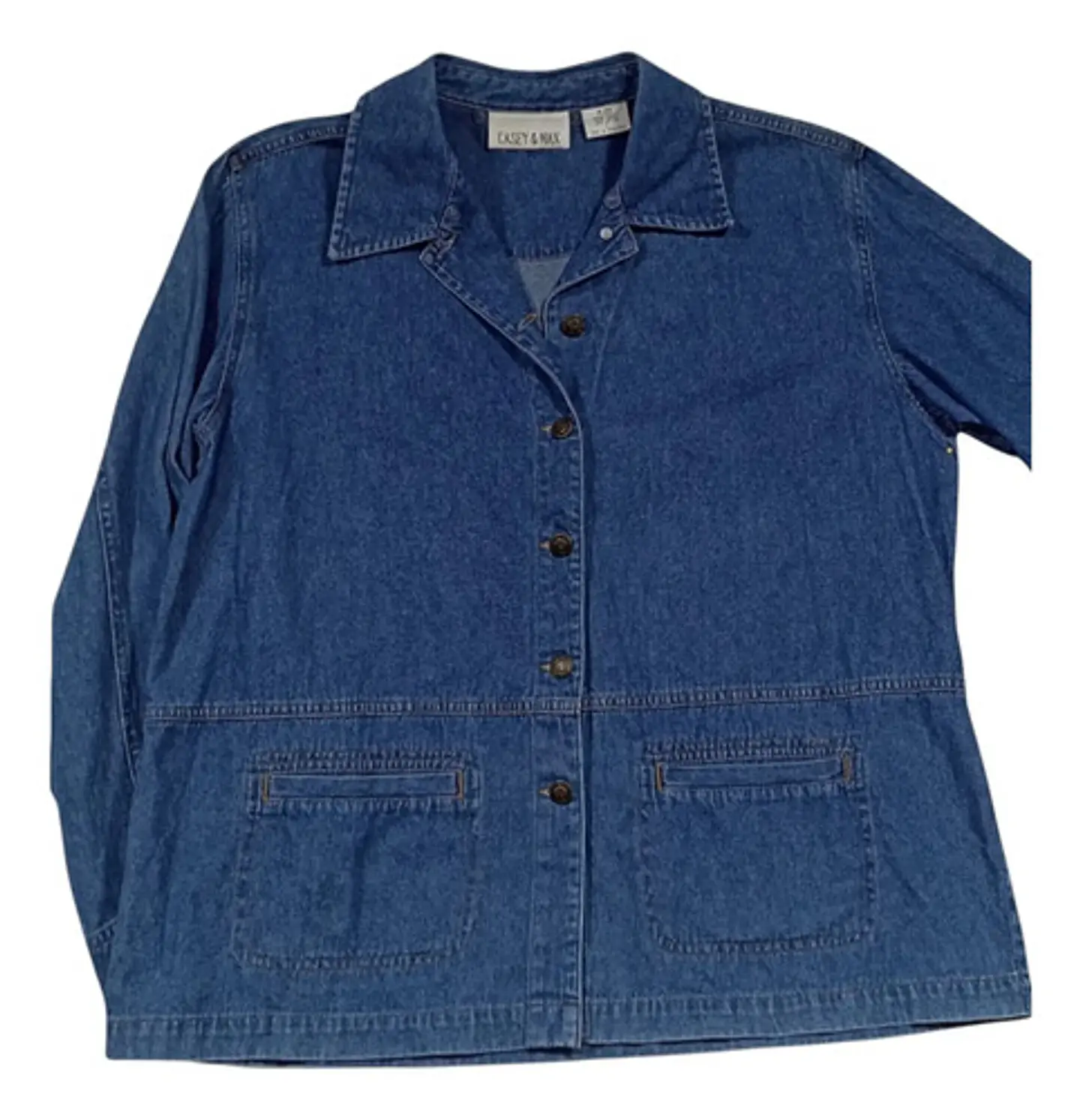 Chaqueta de Mezclilla Vintage Y Ligera Casey & Max Talla L - XL 6