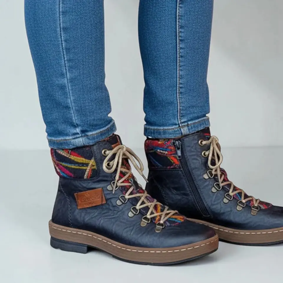 Botín Forrado Felicitas De Rieker Para Mujer - Talla 38.5 2