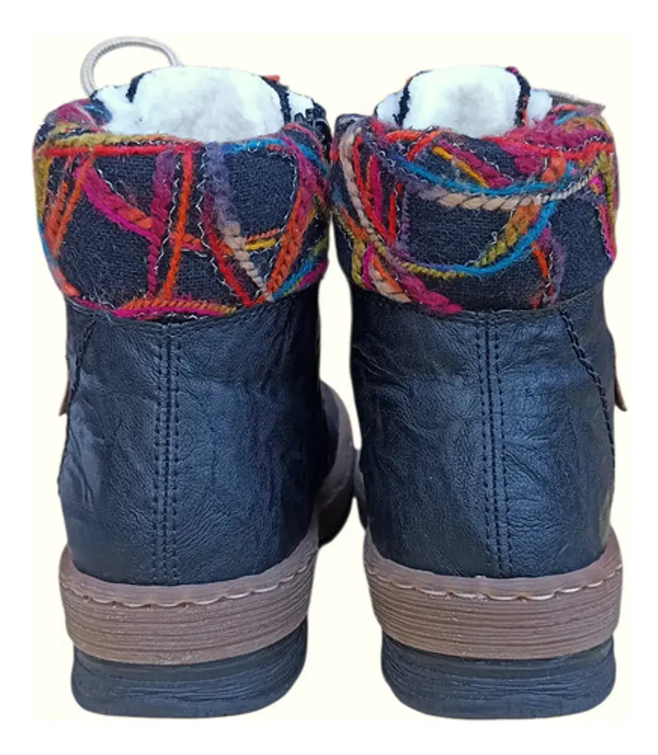Botín Forrado Felicitas De Rieker Para Mujer - Talla 38.5 6