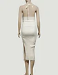 Vestido Zara Midi  Con Tajo Lateral Y Detalle De Cadena - Miniatura 7