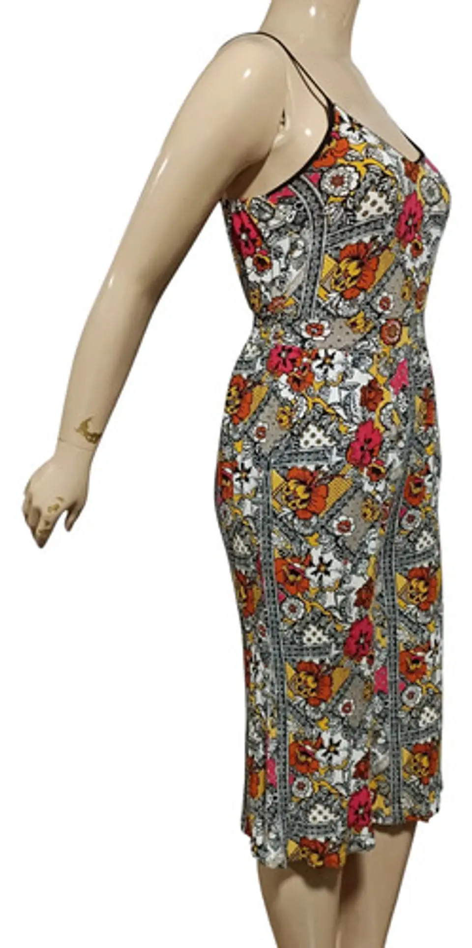 Enterito Pescador Floral Estampado De Viscosa Talla M - L 6