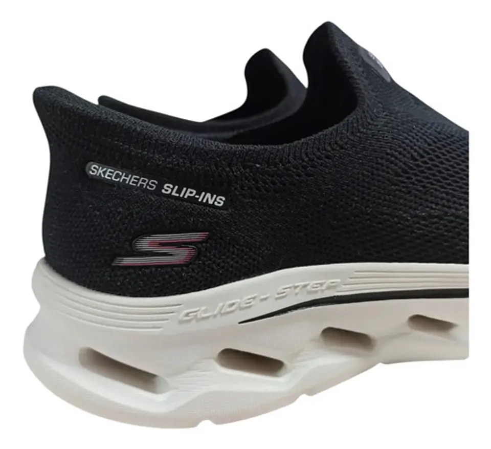 Zapatilla Skechers Slip-ins Glide-step Negra Mujer Talla 38 5