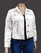 Chaqueta De Mezclilla Blanca Mujer Parasuco 2016 - Talla Xl - Miniatura 3