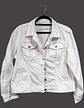 Chaqueta De Mezclilla Blanca Mujer Parasuco 2016 - Talla Xl - Miniatura 6