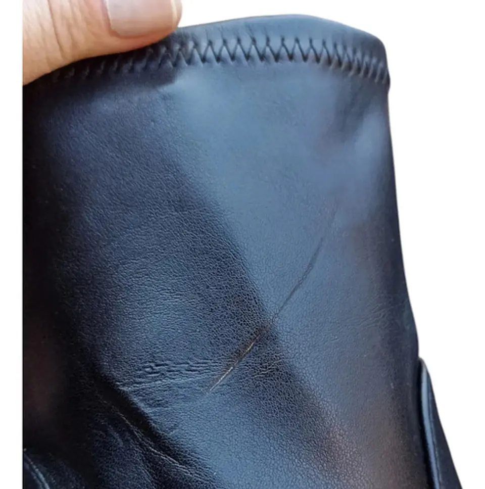 Botín Stretch De Taco Grueso Y Punta Cuadrada - Talla 41 11