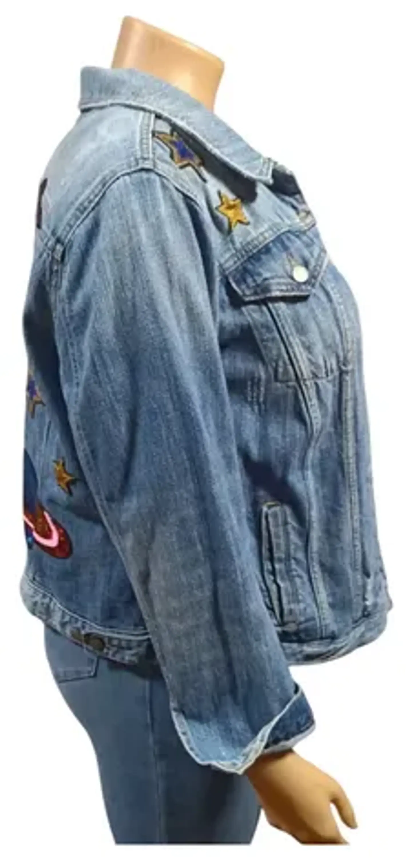 Chaqueta De Mezclilla Loft Con Aplicaciones De Lentejuelas 5