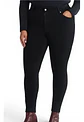 Jeans Negro Pitillo Tiro Alto Importado Tallas Grandes 54/56 - Miniatura 1