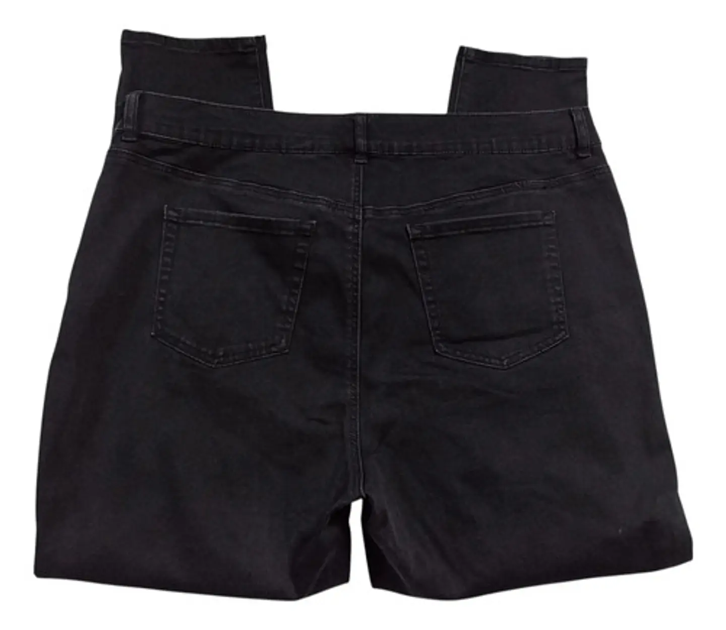 Jeans Negro Pitillo Tiro Alto Importado Tallas Grandes 54/56 5