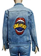 Chaqueta Mezclilla Unisex Con Parche De Lentejuelas Talla L - Miniatura 7