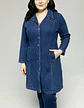 Chaqueta Larga de Mezclilla Tipo Abrigo Tallas Grandes 2XL - Miniatura 1