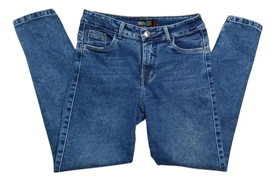 Jeans Mossimo Jeans Skinny Tiro Medio Talla 40 4