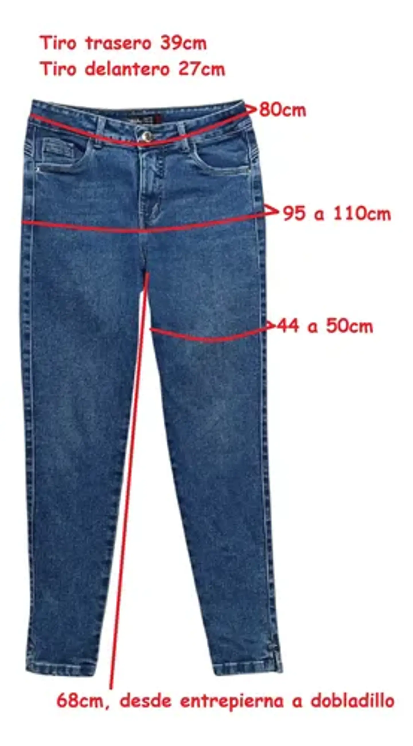 Jeans Mossimo Jeans Skinny Tiro Medio Talla 40 8