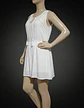 Vestido Corto Blanco Sin Mangas Basement - Talla Xl - Miniatura 4