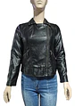 Chaqueta Tipo Biker Eco cuero Negra Curvi Talla  S / M - Miniatura 4