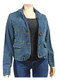 Chaqueta de Mezclilla Tipo Blazer Marca Mossimo - Talla XL - Miniatura 4