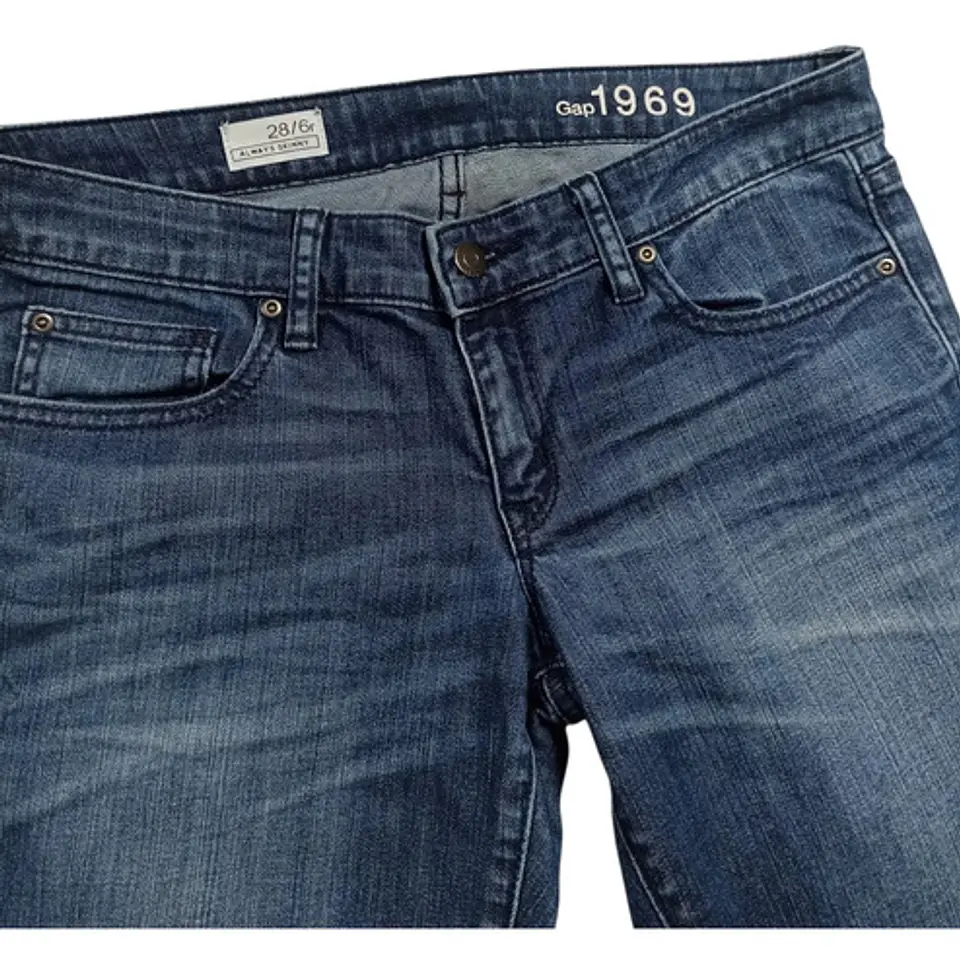 Jeans Mujer Gap 1969 Always Skinny Tiro Medio Talla 38/40 3