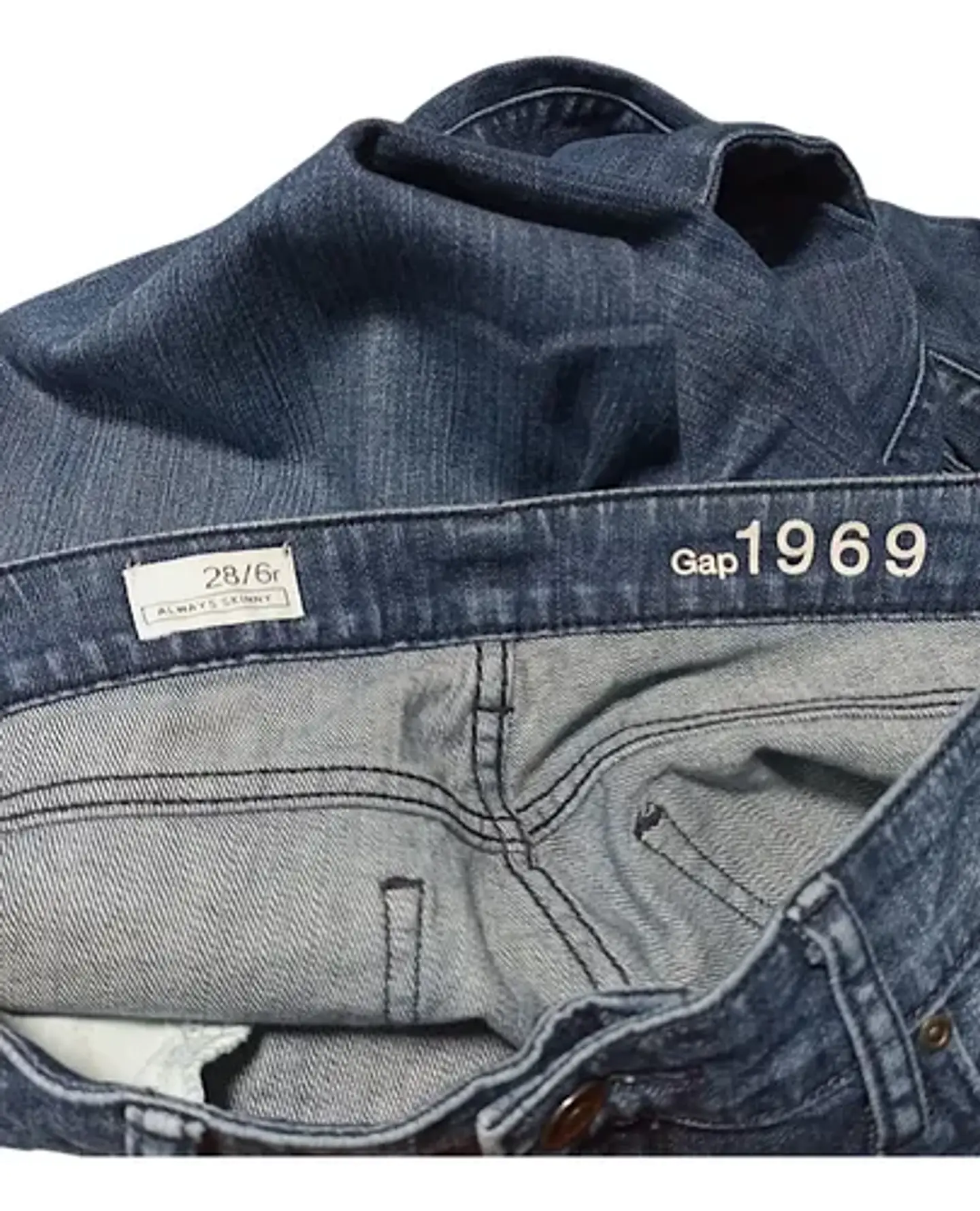 Jeans Mujer Gap 1969 Always Skinny Tiro Medio Talla 38/40 7