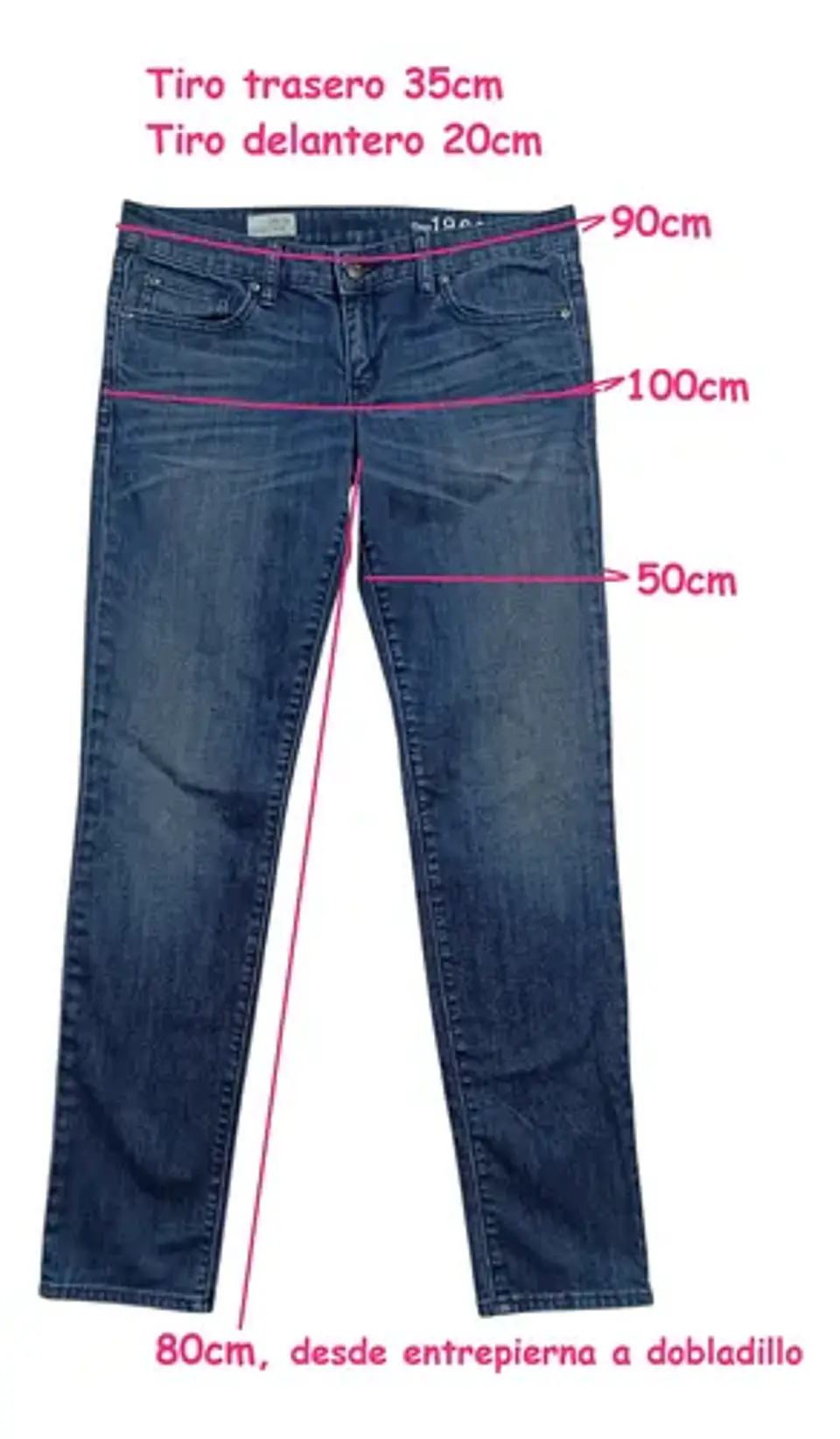 Jeans Mujer Gap 1969 Always Skinny Tiro Medio Talla 38/40 8