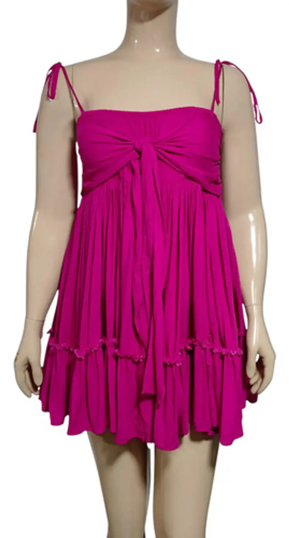 Vestido Corto Fluido Fucsia Forever 21 - Talla M 2