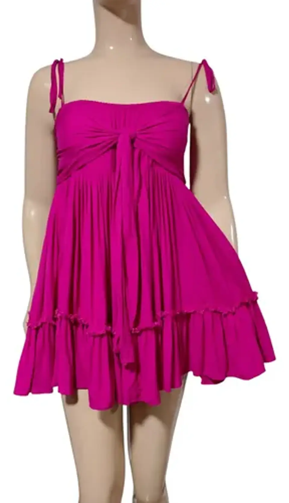 Vestido Corto Fluido Fucsia Forever 21 - Talla M 4