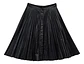 Falda Midi Plisada Orsay De Eco Cuero Negra Talla S - Miniatura 4