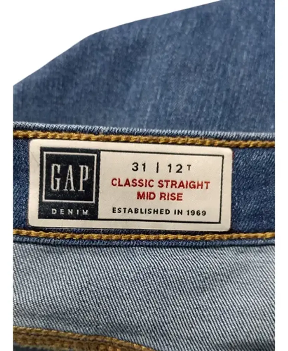 Jean Gap Classic Recto Cintura Media Stretch Talla 46 6