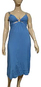 Vestido Solero Midi Con Aberturas Y Argolla Central Talla Xl - Miniatura 2