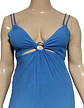 Vestido Solero Midi Con Aberturas Y Argolla Central Talla Xl - Miniatura 4