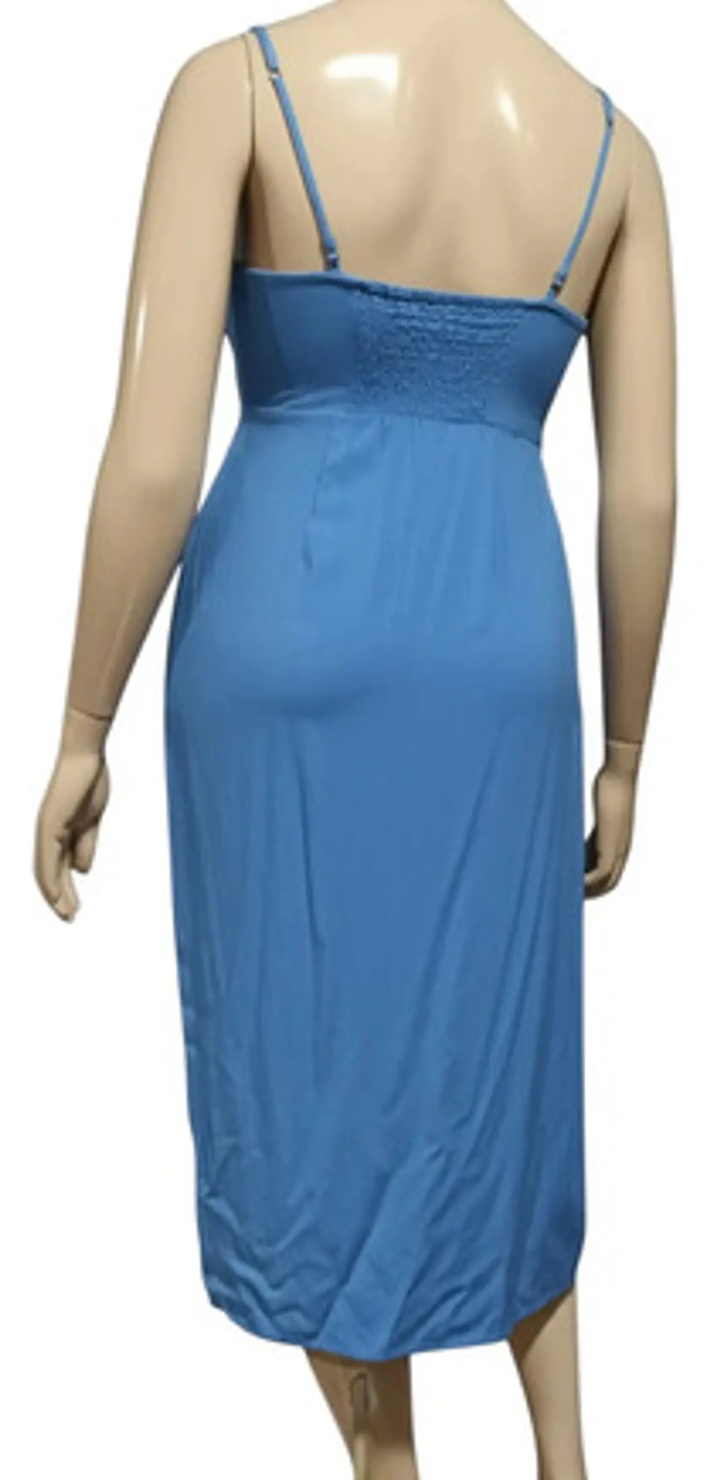 Vestido Solero Midi Con Aberturas Y Argolla Central Talla Xl 6